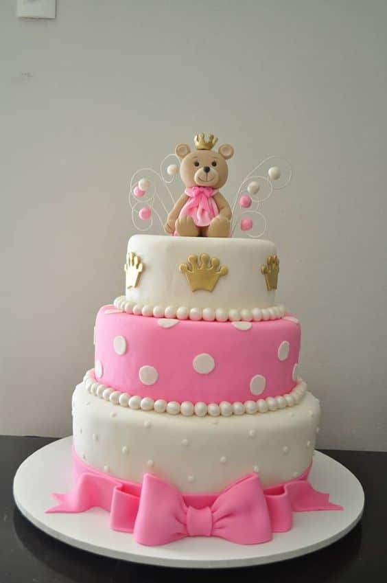 festa da ursa princesa bolo 6