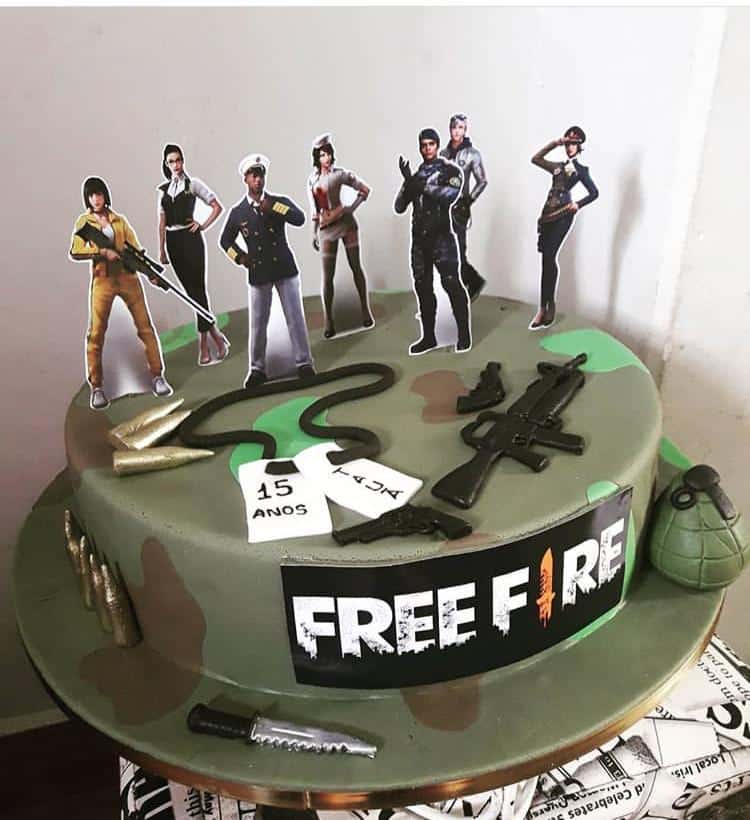 festa free fire bolo 2