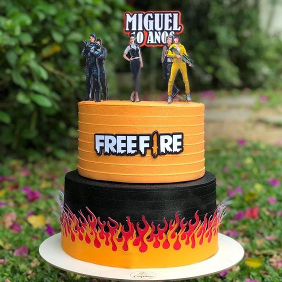 festa free fire bolo 3