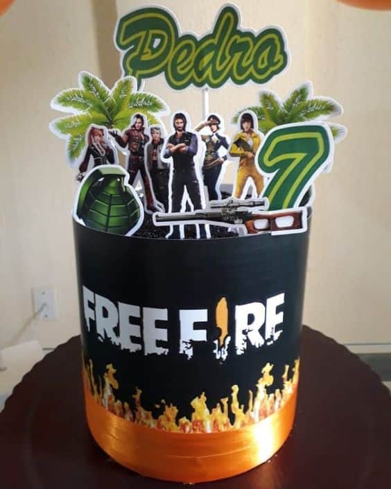festa free fire bolo 7