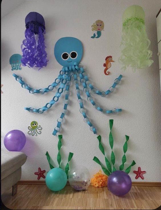 festa fundo do mar decoracao 2