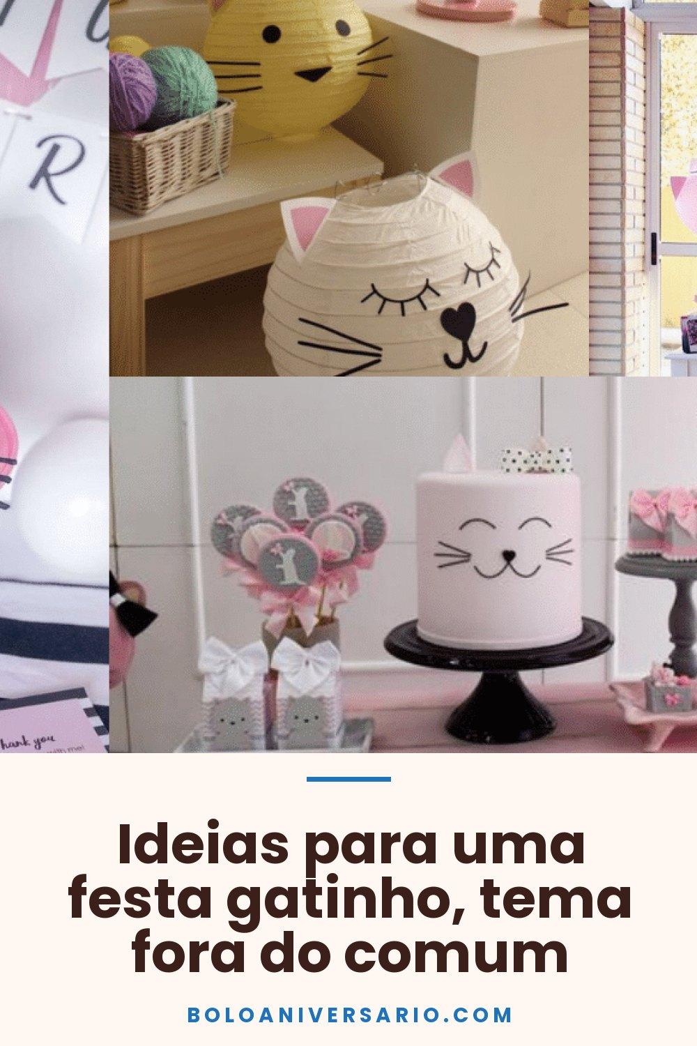 Ideias para uma festa gatinho, tema fora do comum