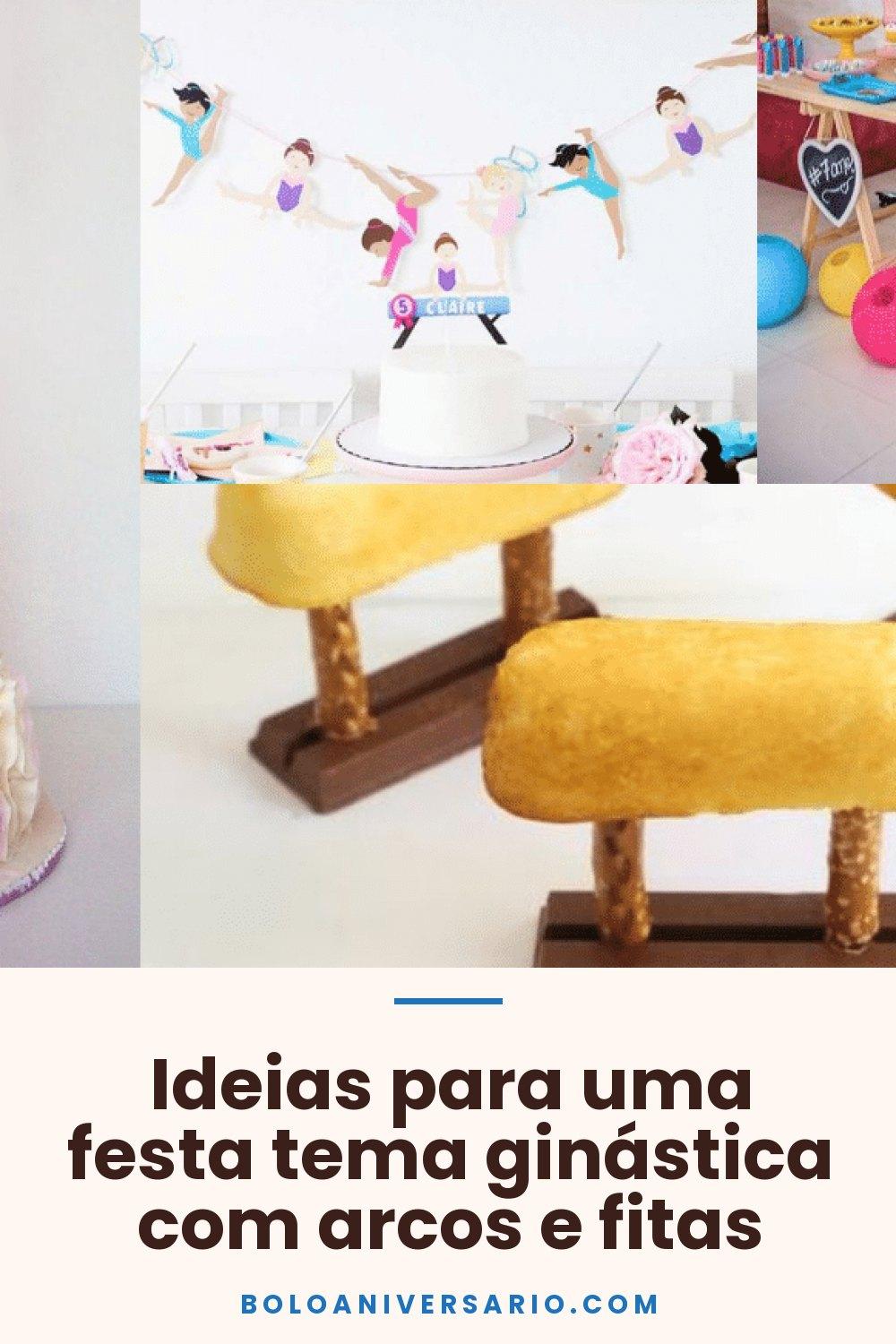 Ideias para uma festa tema ginástica com arcos e fitas