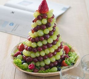 ideias arvore de natal com frutas 7