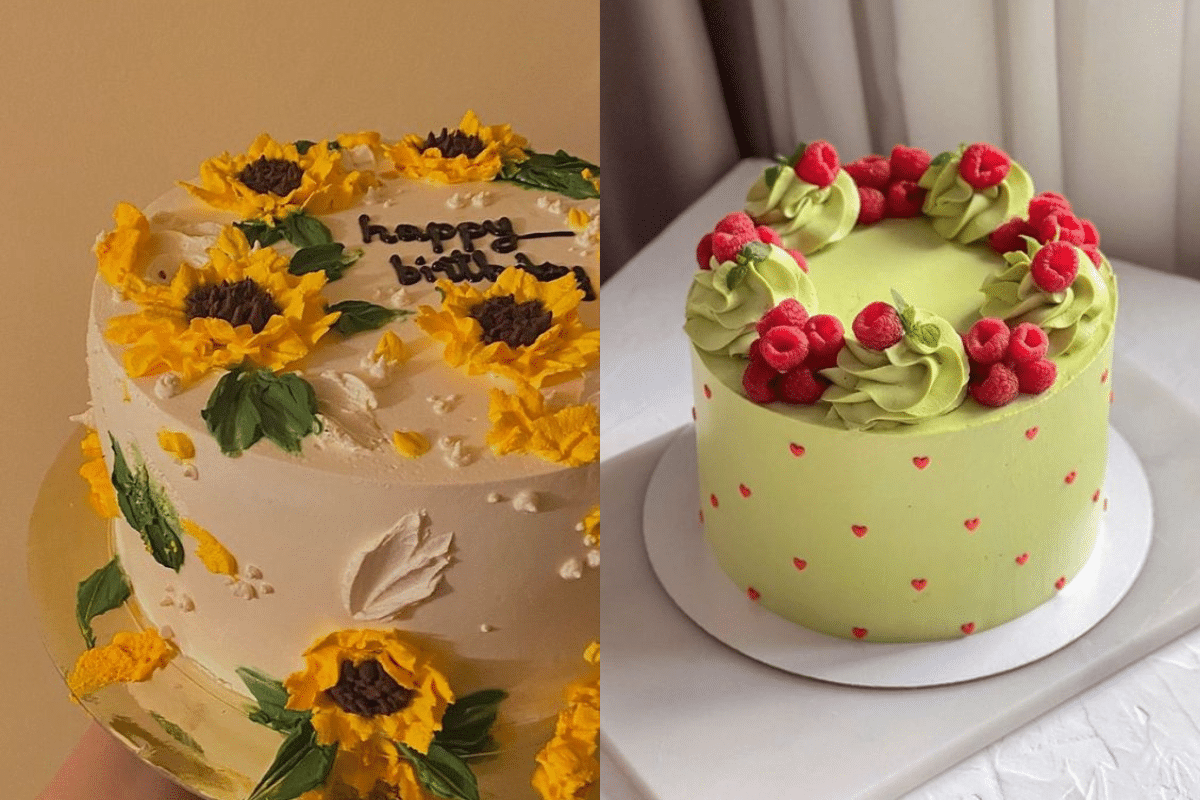 ideias de bolos aesthetic deliciosos