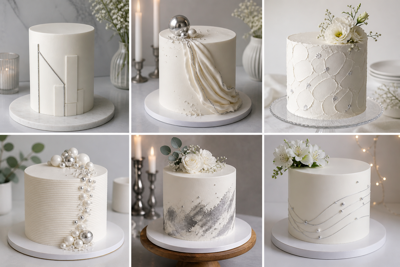 Ideias de bolos brancos para se inspirar: elegância, simplicidade e beleza em cada detalhe Ideias de bolos brancos para se inspirar: elegância, simplicidade e beleza em cada detalhe ideias de bolos brancos 2