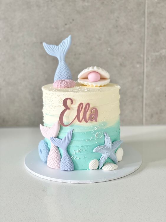 ideias de bolos com o tema fundo do mar estrel mar