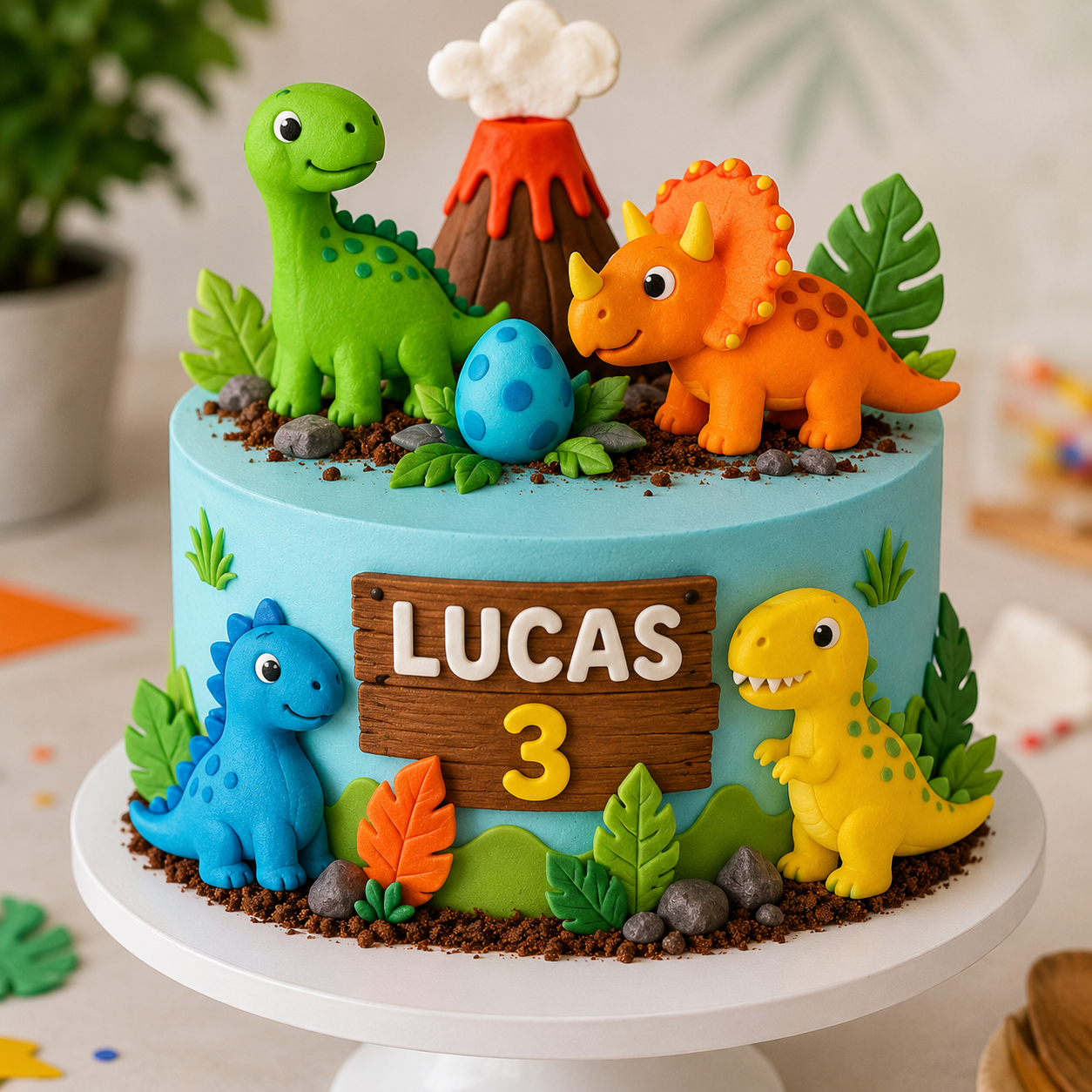 Ideias de bolos decorados de dinossauros para se inspirar Ideias de bolos decorados de dinossauros para se inspirar ideias de bolos decorados de dinossauros 7