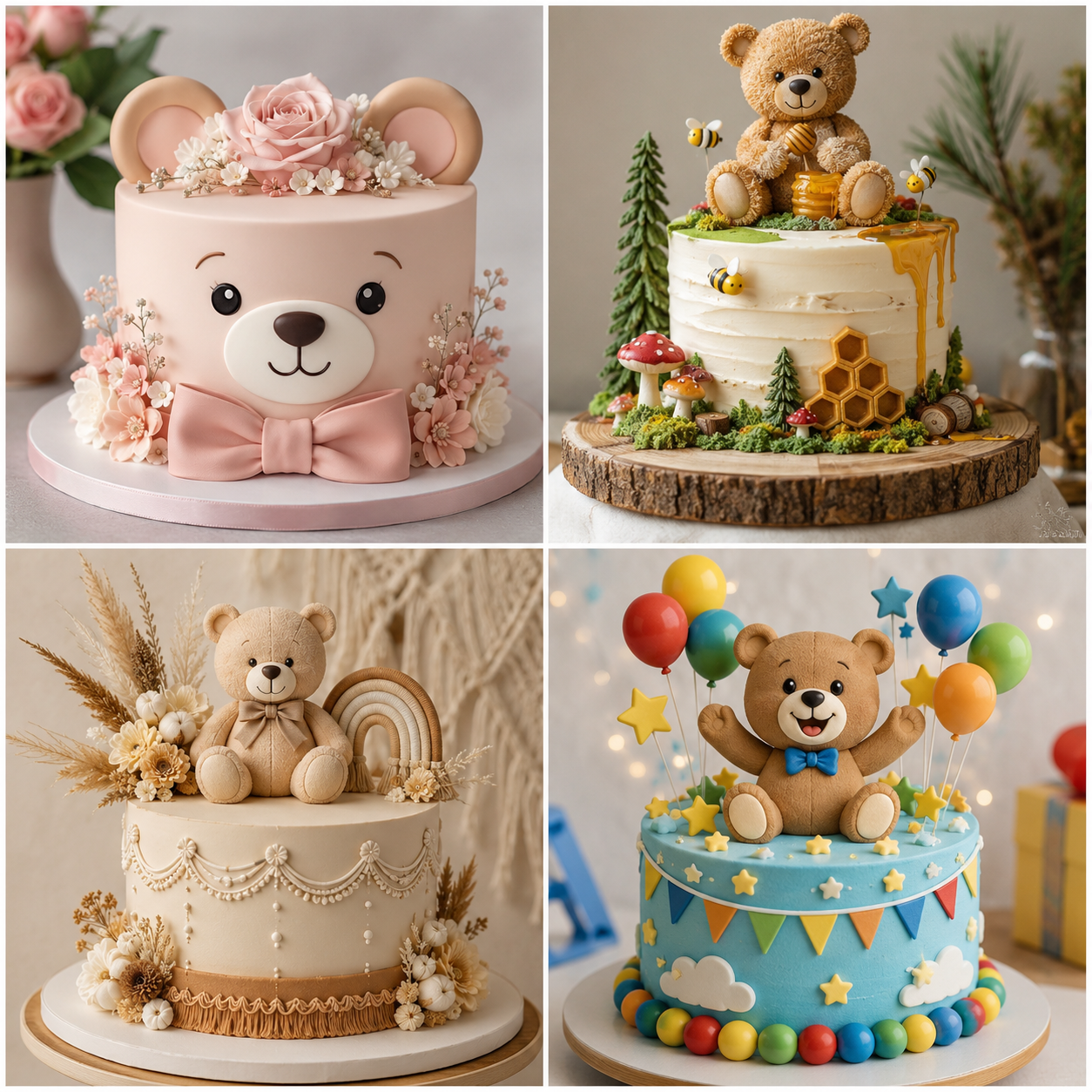 Ideias de Bolos Decorados de Urso: Inspirações Criativas, Delicadas e Encantadoras para Todas as Festas Ideias de Bolos Decorados de Urso: Inspirações Criativas, Delicadas e Encantadoras para Todas as Festas ideias de bolos decorados de urso 5