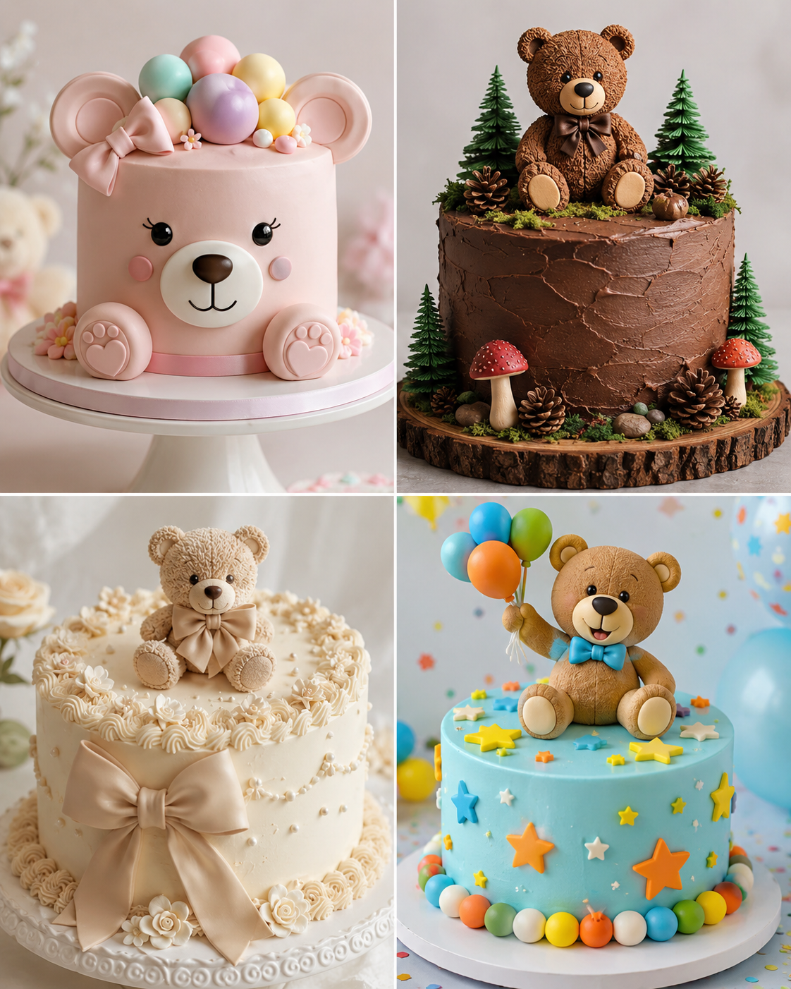 Ideias de Bolos Decorados de Urso: Inspirações Criativas, Delicadas e Encantadoras para Todas as Festas Ideias de Bolos Decorados de Urso: Inspirações Criativas, Delicadas e Encantadoras para Todas as Festas ideias de bolos decorados de urso