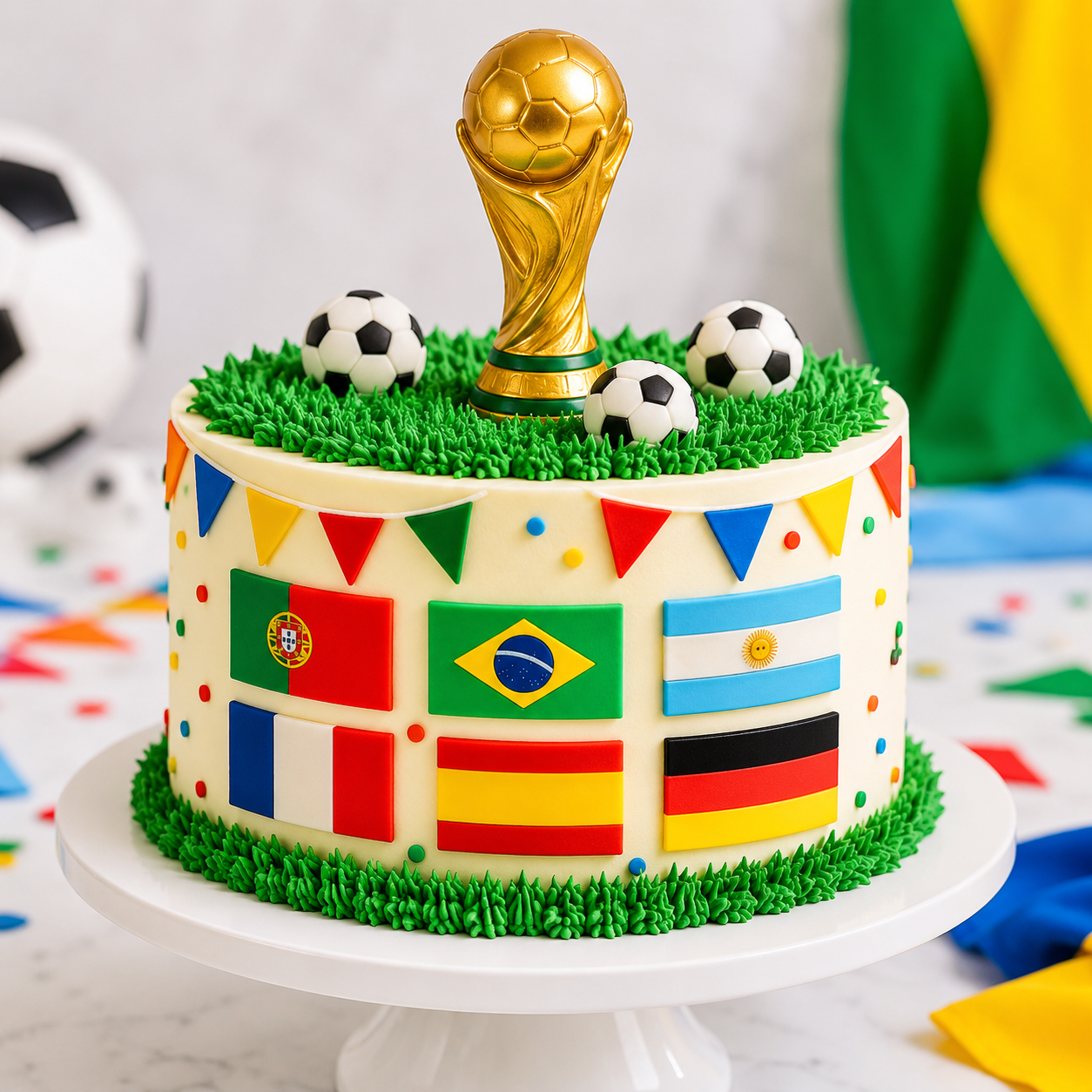 Ideias de Bolos Decorados para a Copa do Mundo: Modelos Criativos para Festas de Futebol Ideias de Bolos Decorados para a Copa do Mundo: Modelos Criativos para Festas de Futebol ideias de bolos decorados para a copa do mundo 5