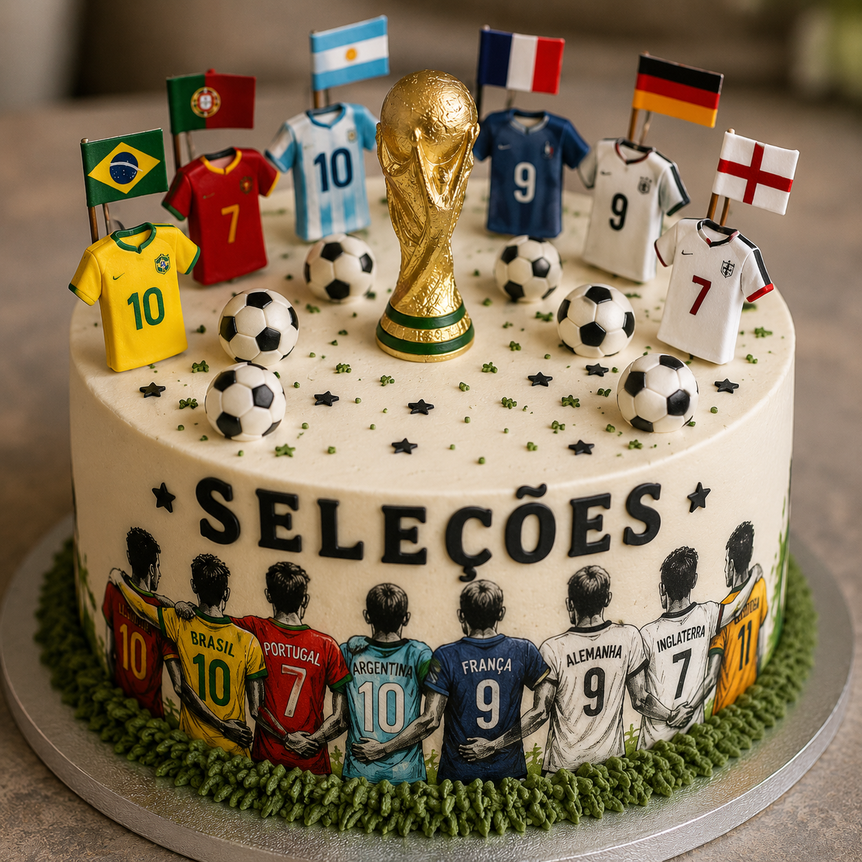 Ideias de Bolos Decorados para a Copa do Mundo: Modelos Criativos para Festas de Futebol Ideias de Bolos Decorados para a Copa do Mundo: Modelos Criativos para Festas de Futebol ideias de bolos decorados para a copa do mundo 6