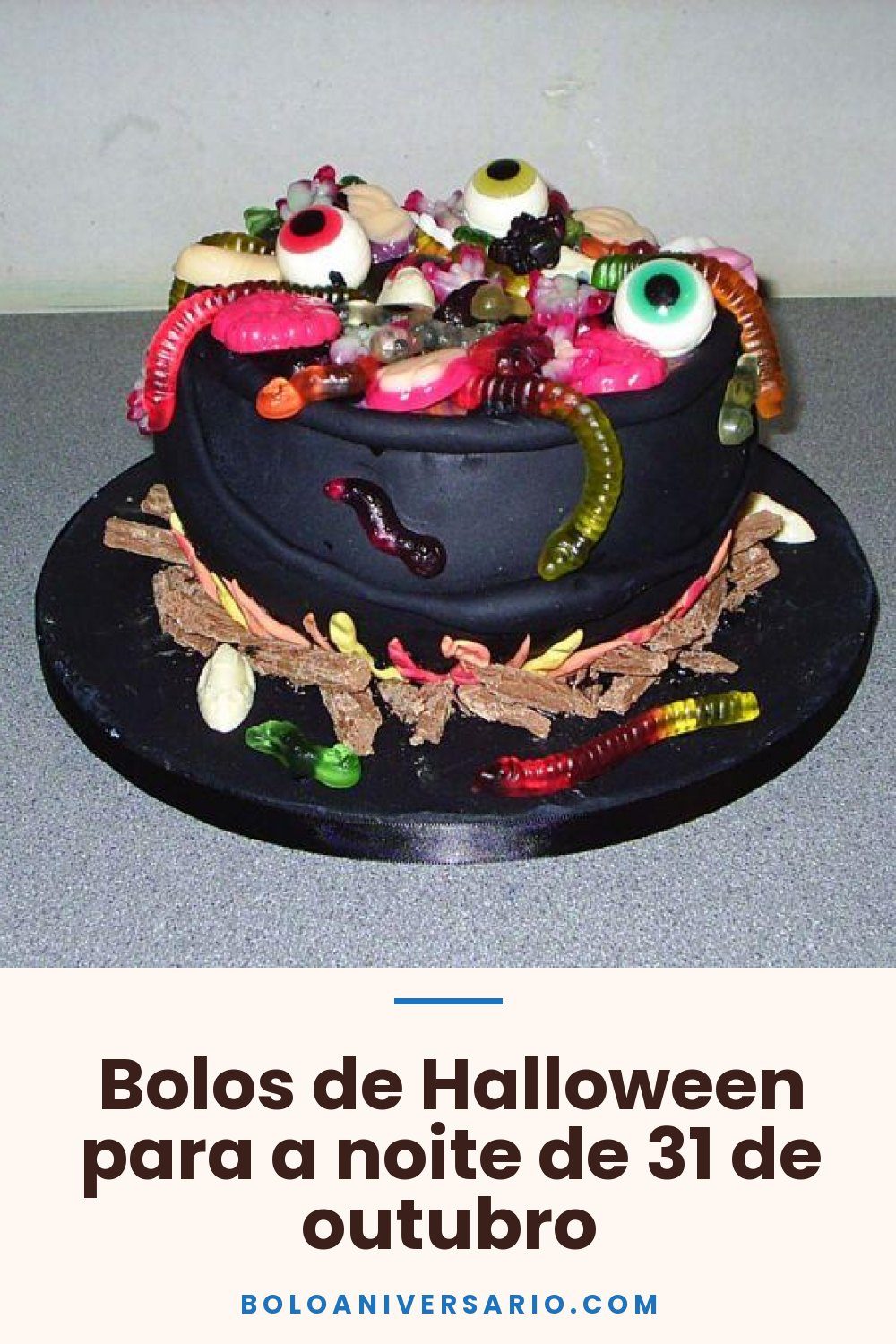Bolos de Halloween para a noite de 31 de outubro