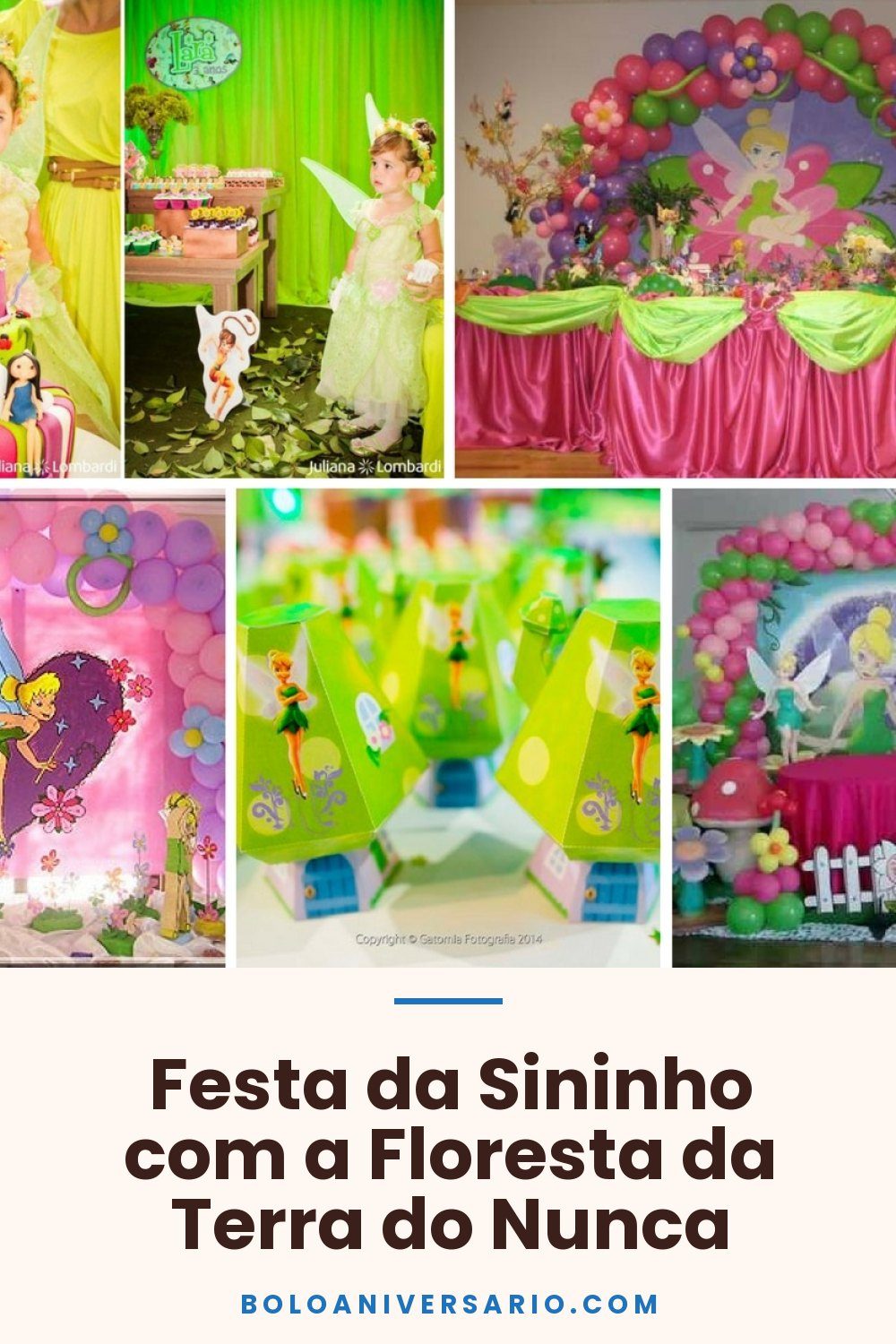 Festa da Sininho com a Floresta da Terra do Nunca