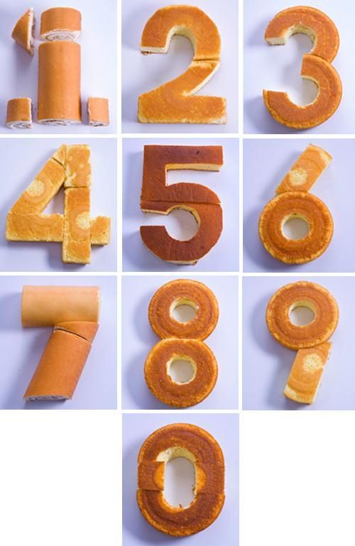 ideias diferentes de bolos de numero