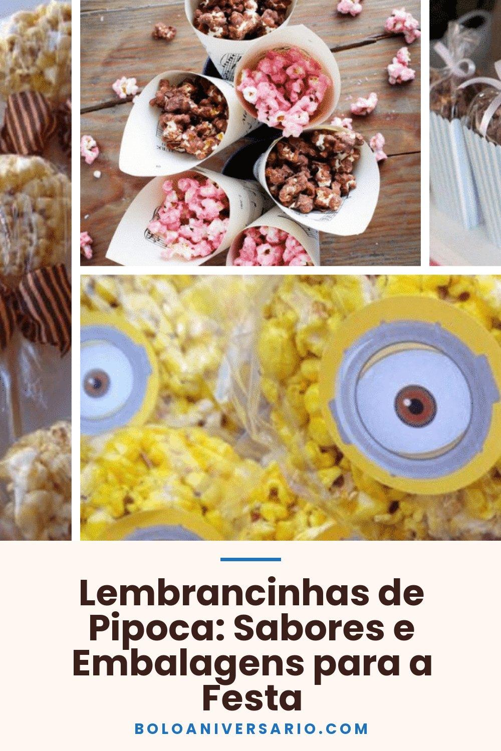 Lembrancinhas de Pipoca: Sabores e Embalagens para a Festa