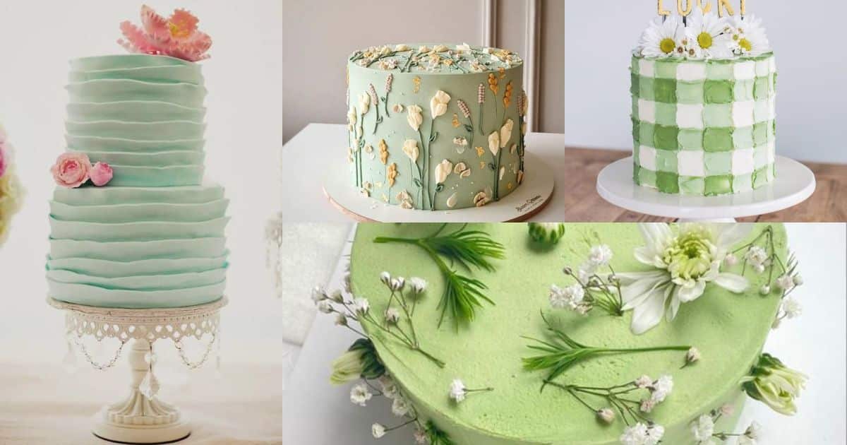 modelos bolos verdes