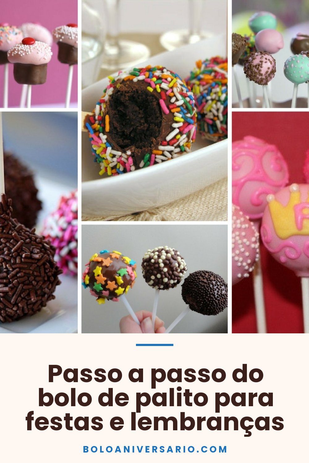 Passo a passo do bolo de palito para festas e lembranças
