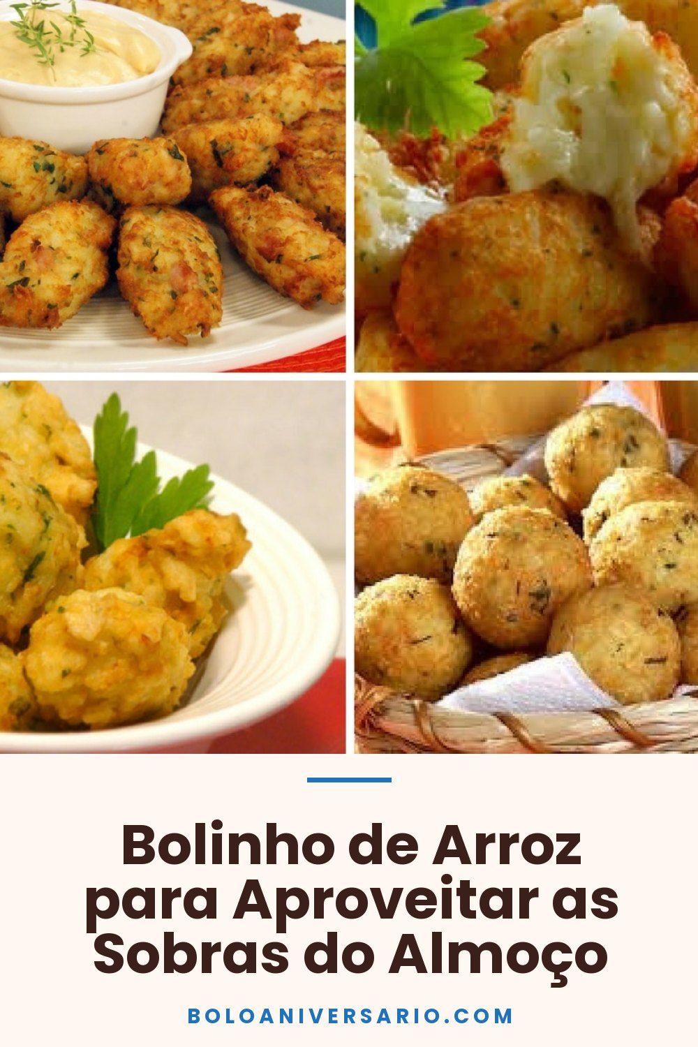 Bolinho de Arroz para Aproveitar as Sobras do Almoço