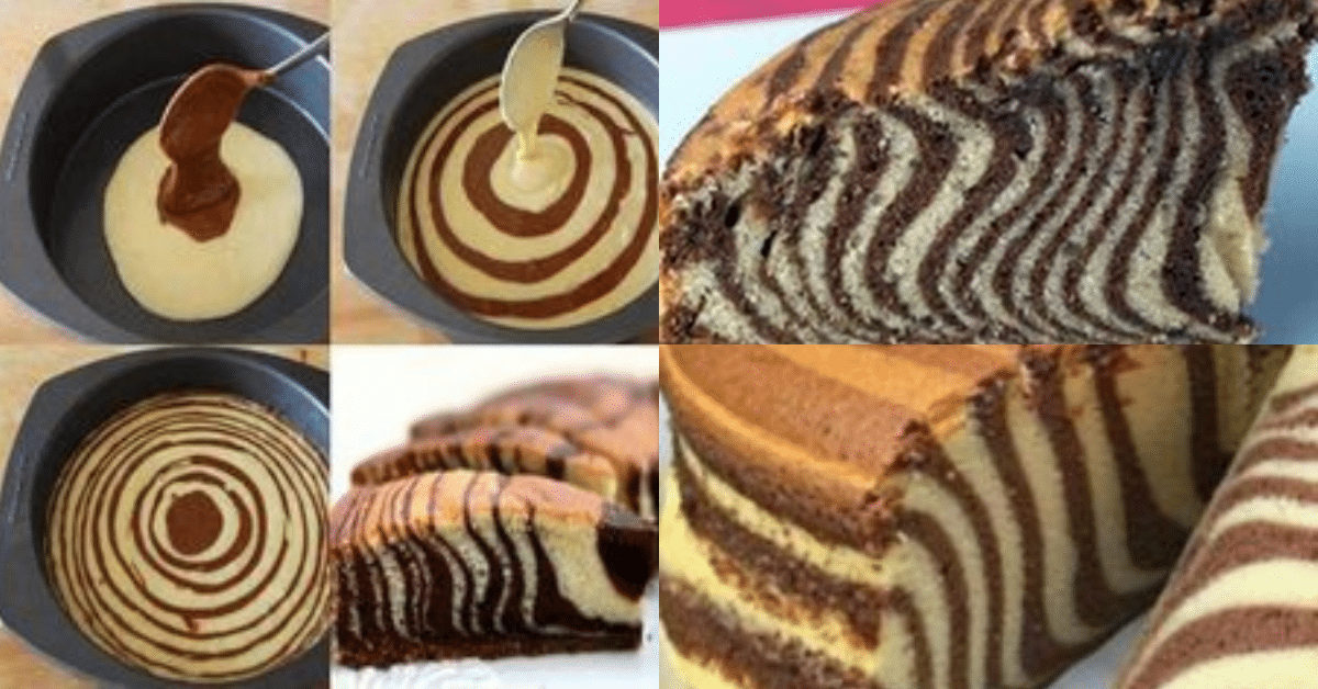 receita de bolo de zebra
