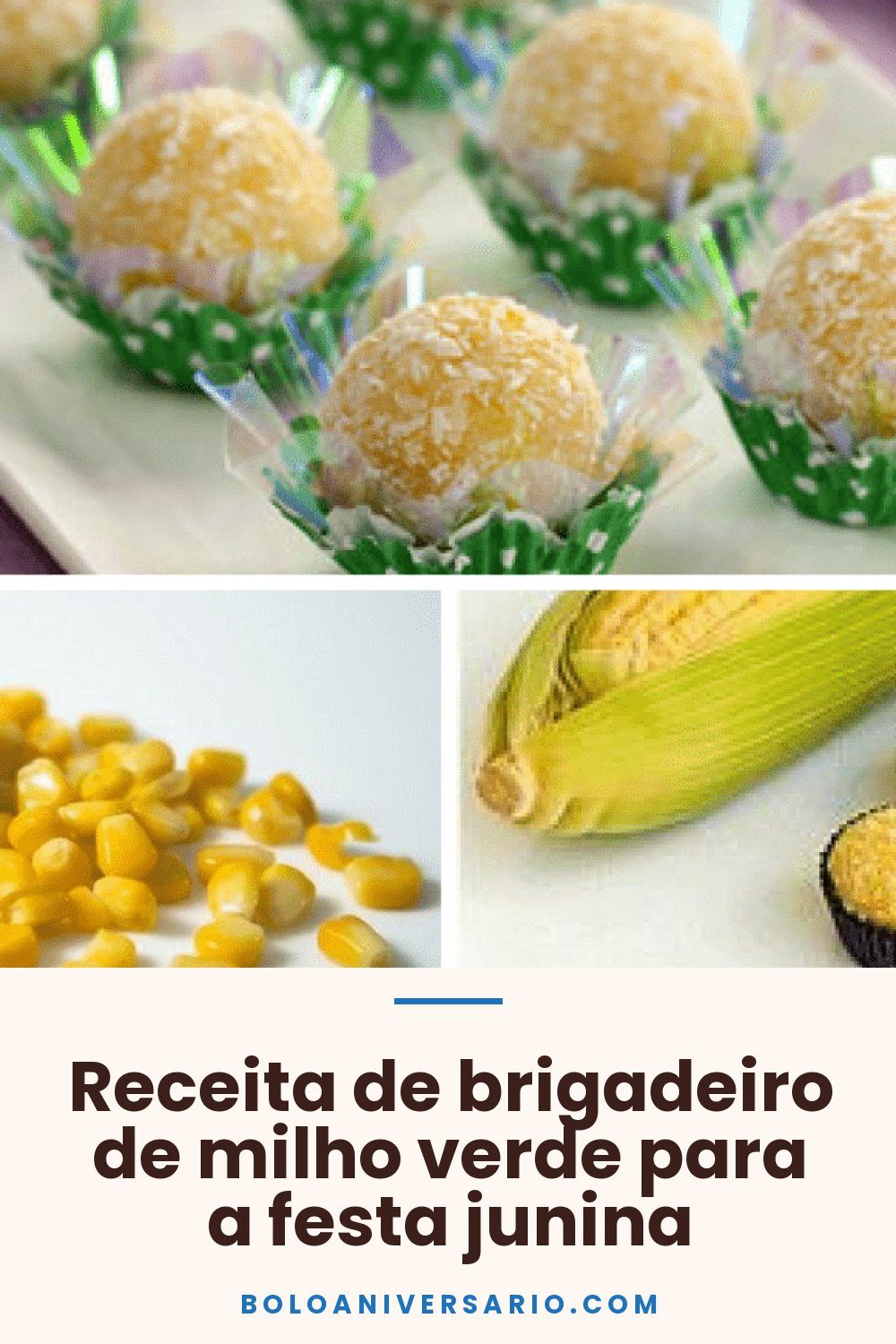 Receita de brigadeiro de milho verde para a festa junina