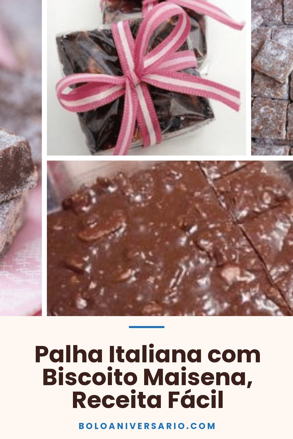 Palha Italiana com Biscoito Maisena, Receita Fácil