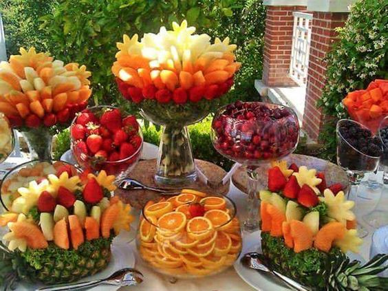 servir fruta casamento 1